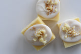 lemon almond tart soap