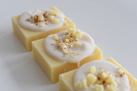 lemon almond tart soap