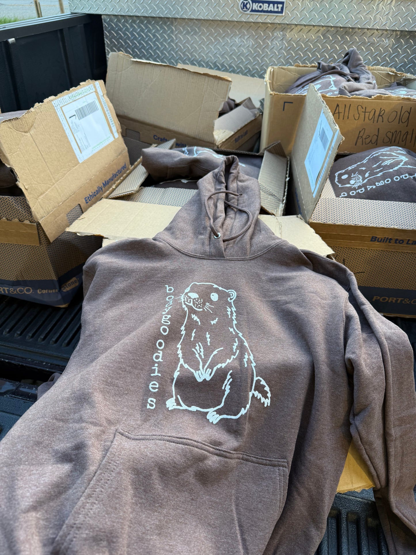 Groundhog Hoodie for Liz Size L