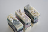 moonstone crushed gemstone soap