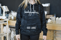 black camo hoodie